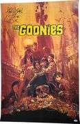 Corey Feldman The Goonies Autographed Framed 24x36 Poster ACOA Exact Proof