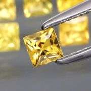 Heated only!!! 2.25ct canary yellow Ceylon Sapphire set!!!