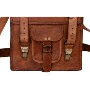 Full Grain Leather Crossbody Messenger Bag