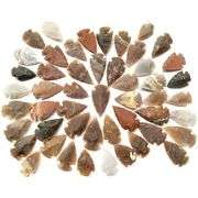 Lot of 50 Natural Agate Arrowheads