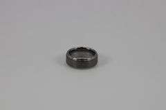 8mm Tungsten Carbide Wedding Band w/Greek Key Design Size 6