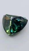 Dazzling 3.35 Ct Trillion Cut Emerald Gren Lab Simulated Diamond Solitaire