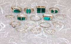 Lot of 16 Sterling Rings
