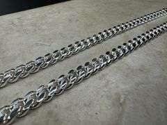 Sterling Silver Solid Miami Cuban Link Chain 6.8mm 925 Italy Heavy Curb Necklace 24" Inch