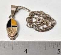 Tiger's Eye, Black Onyx and Jasper Gemstone Pendant Necklace in Sterling Silver