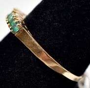 Lovely Emerald Ring in 14K Yellow Gold