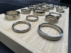 Lot of 20 Stainless Steel Bands 316L Various Sizes & Styles