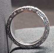 Platinum Natural Diamond Wedding Band