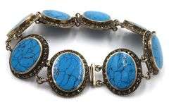 Lot of 2 vintage 925 sterling silver bracelets