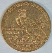 Lively lustrous 1912 US $2.50 Indian Gold Piece