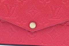 Louis Vuitton Felicie Pouchette Scarlet Monogram Repreinte Bag