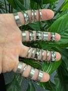 Lot of 20 Stainless Steel Bands 316L Various Sizes & Styles