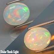 Fantastic 3.48ct floral patterned Jelly Opal