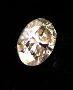 Huge Rare 4.25 Ct  Oval White Lab Simulated Diamond Solitaire