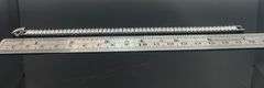 Sparkling 14.5 Ctw Lab Simulated Diamond 14 Kt White Gold Plated Tennis Bracelet
