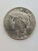 1925 Silver Peace Dollar, AU/UNC