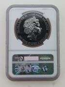 2018 Cook Islands $5 Year Of The Dog Silver Coin / NGC PF69