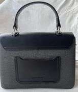Unique Two/Tone Black Designer style hand bag, by David Jones-Paris