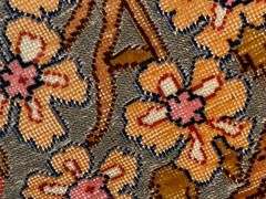 Vintage Silk & Gold Hereke Rug 2.1x3.4