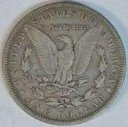 Highly collectible 1892-S Morgan Silver Dollar. Nice VF/XF