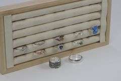 Sterling Silver Curated Set of 10 Rings Various Styles & Sizes