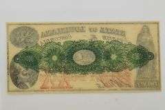 1862 Remainder $20 State of Louisiana Parish of Concorda Obsolete Note