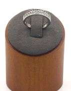 14kt White gold 0.30ctw diamond pave band