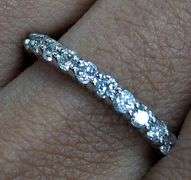 14K White Gold Lab Grown Diamond Wedding Band