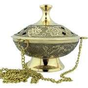 Solid Brass Incense Burner