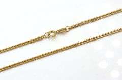 18kt Yellow gold Curb link chain necklace