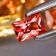 Baguette cut! Real 2.67ct Songean Sapphire set!