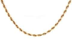 Useful 2.8 MM 14K YG Rope Necklace
