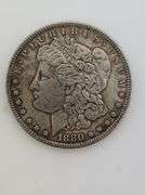 1880 Morgan Silver Dollar, AU/UNC