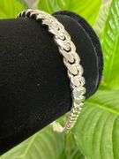 Sterling Silver Solid Miami Cuban Link Chain 6.3mm 925 Italy Heavy Curb Bracelet 8" Inch