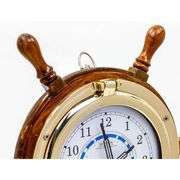 Time & Tide Clock Solid Rosewood and Brass