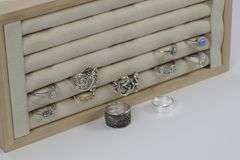 Sterling Silver Curated Ring Assortment Various Sizes & Styles (10 Ring Lot)