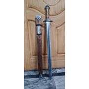 Handmade Damascus Steel Viking Sword AuthenticBlade