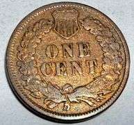 1876 Indian Head Cent