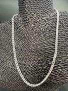 Sterling Silver Italian Love Heart Chain 4.8mm Solid 925 Italy Infinity Promise Necklace 20"