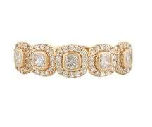 Sonia Bitton 1.25ctw Diamond Frame Five Station Ring in 14K