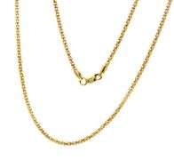 Popular 14K YG Popcorn Link Necklace
