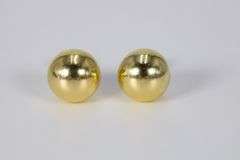 10k Yellow Gold 8mm Round Ball Stud Earrings