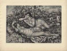 Limited Edition Pierre-Auguste Renoir (After) Original Heliogravure 1919