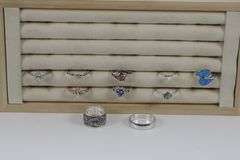 Sterling Silver Curated Set of 10 Rings Various Styles & Sizes