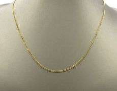 18kt Yellow gold Curb link chain necklace