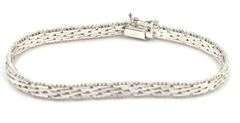 Vintage 925 sterling silver group lot of 3 bracelets