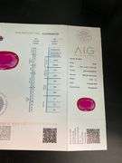 CERTIFIED 0.96 CARAT NATURAL PURPLISH RED SAPPHIRE