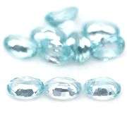 Brilliant 7.33ct Real Cambodian Swiss blue Zircon set!