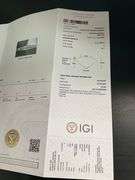 I.G.I CERTIFIED 3.10 CARAT CUSHION CUT DIAMOND