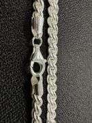 Sterling Silver Rope Chain Necklace 24 Inch